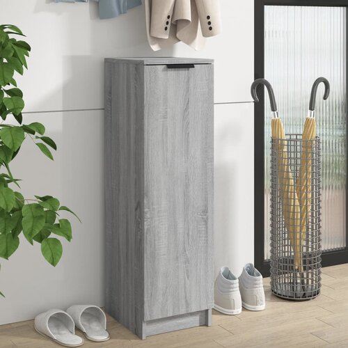 vidaXL ormarić za cipele sivi hrast 30x35x100 cm konstruirano drvo Cijene