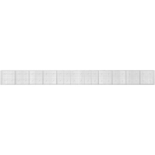  Gabion s žicom debljine 3,5 mm i mrežom 5x5 cm 1100x20x100 cm Slike