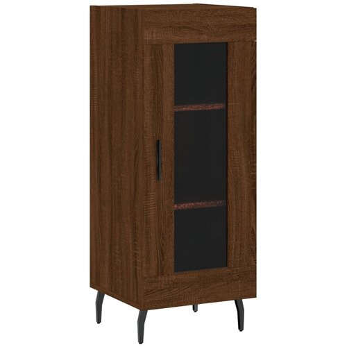 Maison Chic Komoda - Predalnik rjavi hrast 34,5x34x90 cm inženirski les, (21718043) Slike