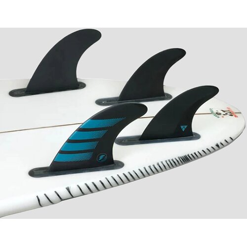 Futures Fins Quad Thruster 5 F4 Alpha Fin Set blue Cene