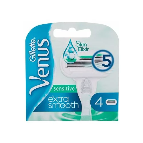 Gillette venus extra smooth sensitive nadomestne britvice 4 ks za ženske