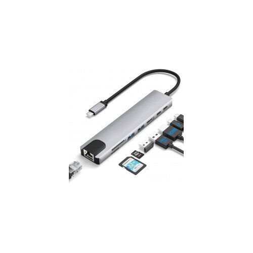  ADAPTER TIP C na USB+TF+HDMI+Mrežna Cene
