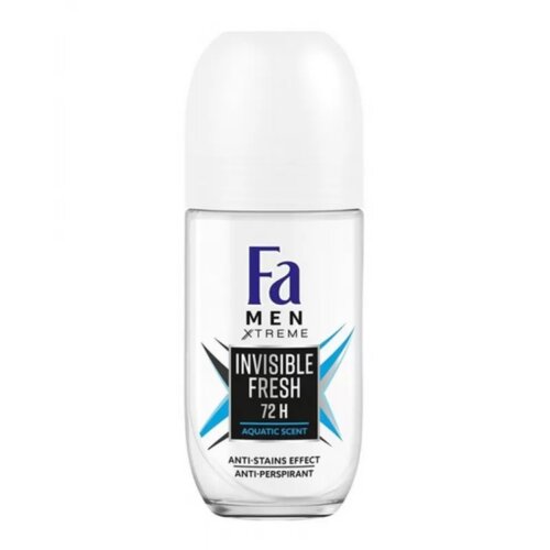 Fa Mu&amp;scaron;ki roll on Xtreme Invisible Fresh, 50 ml Slike