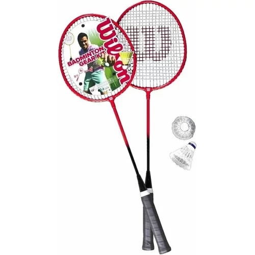 Wilson Badminton 2 Pieces Kit V2 Red/Black