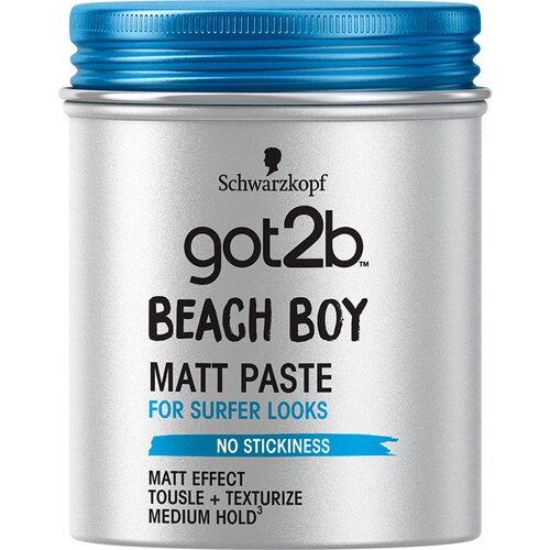 Got2b Beach Boy matirajoča pasta za lase 100 ml Slike