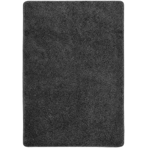 vidaXL Čupavi tepih tamnosivi 120 x 170 cm protuklizni