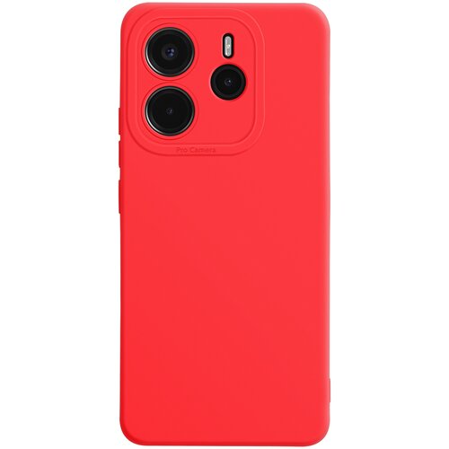 AVIZAR Ohišje za Xiaomi Redmi Note 14 4G Silikonsko gladko zaščiteno ohišje za kamero, Rdeča, (5000015551) Cene