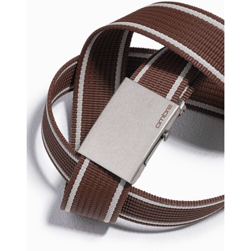 Ombre Men&amp;#039;s two-tone parchment belt Slike