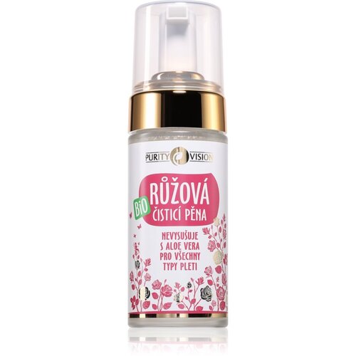 Purity Vision BIO Rose Cleansing Foam nježna pjena za či&scaron;ćenje za osjetljivu kožu lica 90 ml Cijene