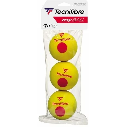 Tecnifibre MY BALLS Dječje teniske loptice, žuta, veličina