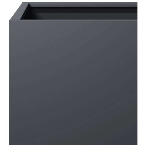 VidaXL Vrtne sadilice 2 kom antracit 30x30x30 cm čelične Slike