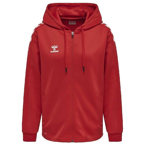 Hummel Puloverji Sweat &agrave; capuche zipp&eacute; hmlCORE XK POLY pour femme Rdeča Cene