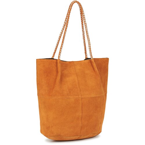 Pieces Torbice za na ramo PCBRIANNA SUEDE SHOPPER Kostanjeva Slike