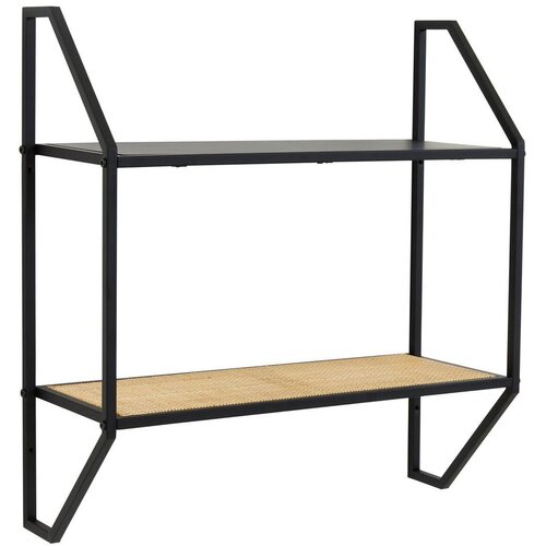 Premier Housewares Crna/u prirodnoj boji metalna polica s vi&amp;scaron;e razina 61 cm Depok &amp;ndash; Slike