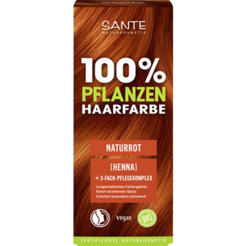 Sante Biljna boja za kosu - prirodno crvena - 100 g Cijene