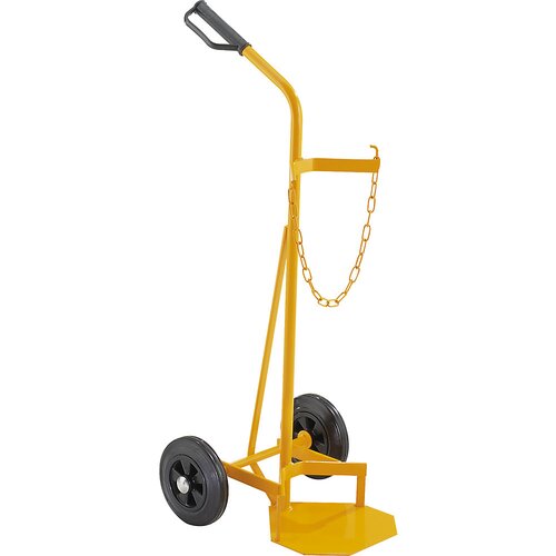 eurokraft basic voziček za jeklenke, za 1 jeklenko s Ø 140 - 250 mm, kolesa iz polne gume Cene