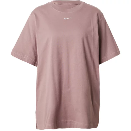 Nike Sportswear Majica 'Essentials' sivkasto ljubičasta (mauve) / bijela