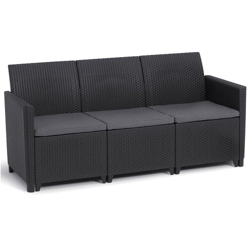 Keter Antracitno siva vrtna sofa od umjetnog ratana Marie &amp;ndash; Slike