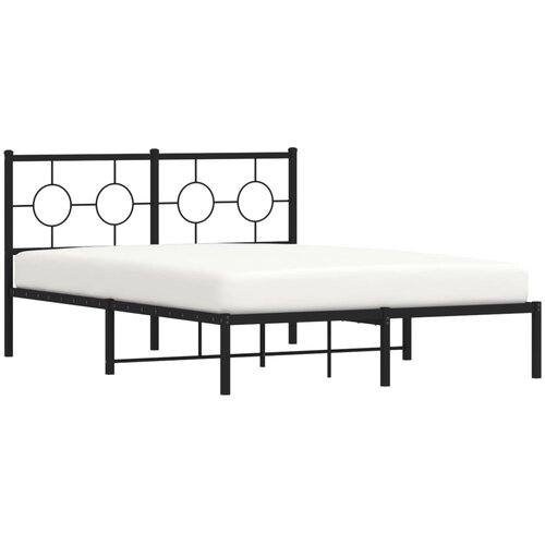  okvir za krevet s uzglavljem crni 140x190 cm Slike