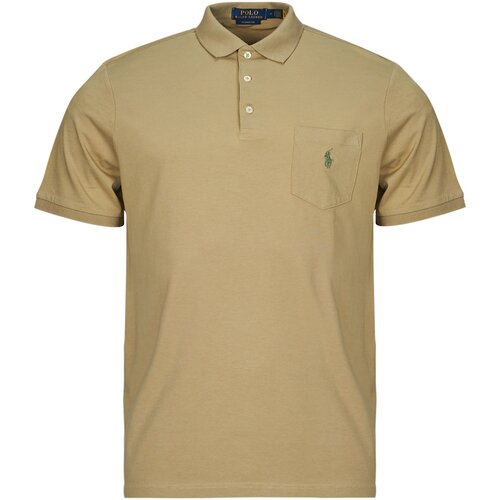 Polo Ralph Lauren POLO EN JERSEY AVEC POCHE Bež Cijene