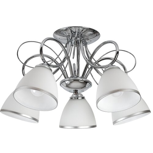Brilagi plafonski luster fred 5xE27/60W/230V prečnik 59 cm sjajni hrom Slike