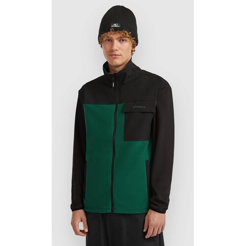 O'neill Fwc'Peak Polartec Hyper Half-Zip Pulover iz flisa emerald envy colour block Cene