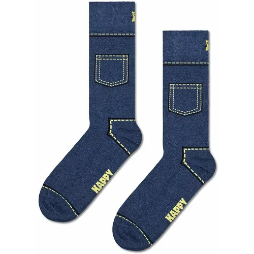 Happy Socks Čarape Denim Sock boja: tamno plava