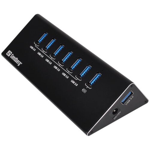 Sandberg usb 3.0 hub 6+1 ports 133-82 Slike
