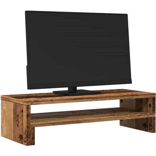 VidaXL stalak za monitor boja drva 54x22x15 cm konstruirano drvo Slike