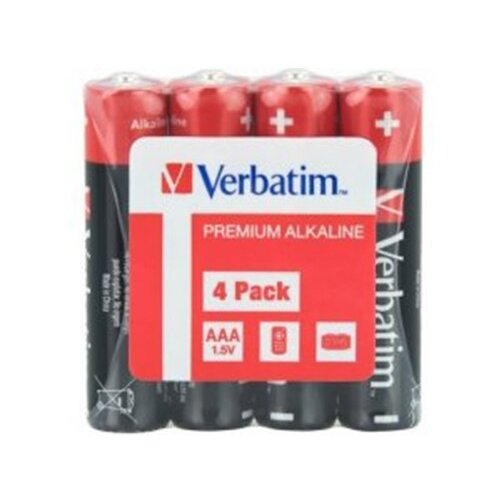 Verbatim AAA ALKALNA BATERIJE CELOFAN 4 kom u pakovanju Slike