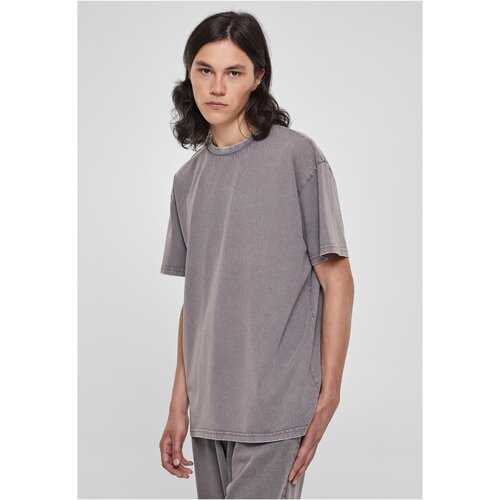 UC Men Heavy Oversized Acid Wash Tee asphalt Cene