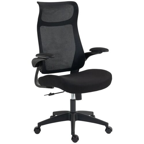  Ergonomska uredska stolica 3D nasloni za ruke mrežasti naslon naslon za glavu funkcija nagiba crna Slike