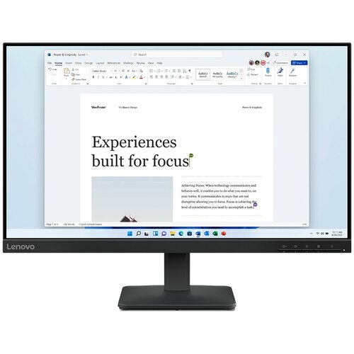 Lenovo L24-4e computer monitor 60.5 cm (23.8) 1920 x 1080 pixels Full HD LCD Black Cijene