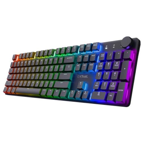 Trust gxt 868 torix premium bežična mehanička gejming tastatura, crna (25368) Cene