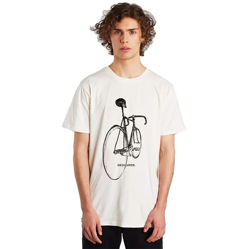DEDICATED T-shirt Stockholm Pencil Bike Off-White