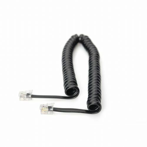 Digitus telefonski kabel spirala 0,3m (2,0m) črn Slike
