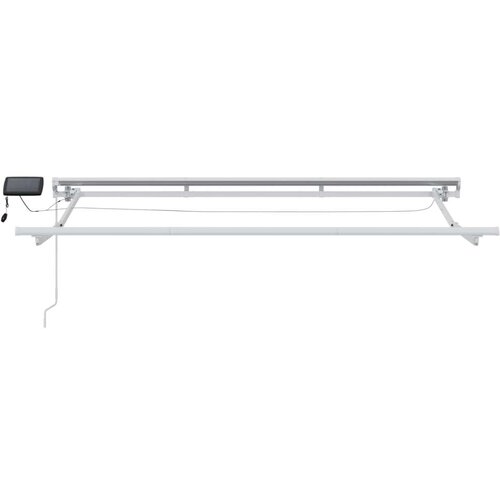  Ručni okvir tende s LED-ima Bijeli 3 5 x 2 5 m - Bijeli Bijeli 3 5 x 2 5 m Slike