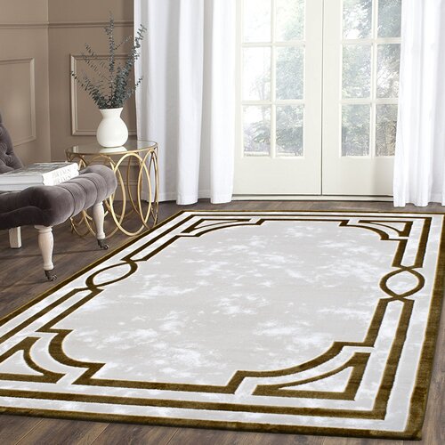 Hanah home tepih 120x170cm Zlatno-Beli Cene