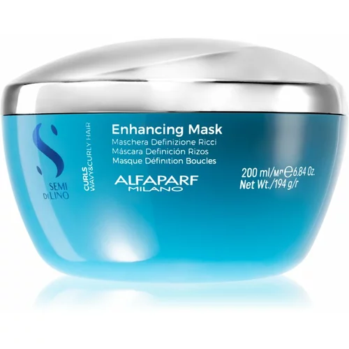 Alfaparf semi Di Lino Curls Enhancing Mask maska za definiranje valova i kovrča 200 ml