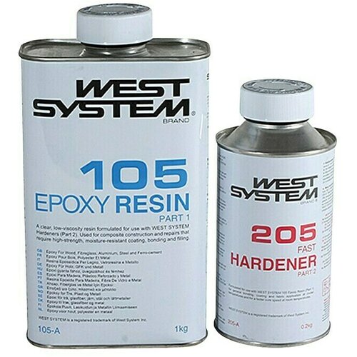 West System Set Epoxy smole (S učvršćivačem 205, 1,2 kg) Cijene