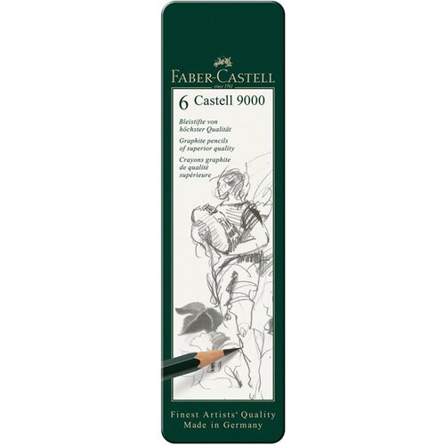 Faber-Castell Grafitni svinčnik 9000, 6 kosov Slike