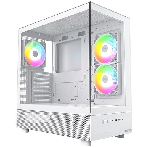 MONTECH XR Midi-Tower, Tempered Glass - white Cijene