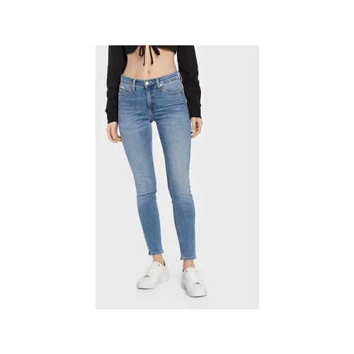 Calvin Klein Jeans Jeans hlače J20J220617 Modra Skinny Fit