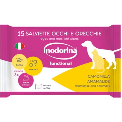 Inodorina Refresh Chamomile vlažne maramice, 15 komada Cijene