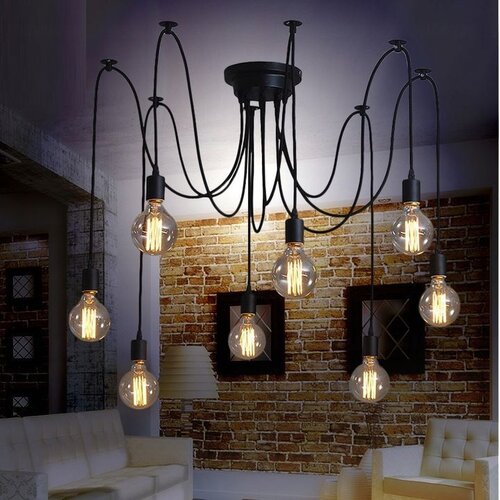 Toolight stropna visilica spider 8 Slike