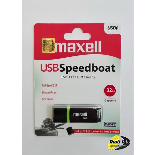 Maxell usb speedboat 2.0 black 32gb Slike