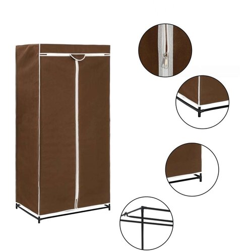 vidaXL 282438 Wardrobe Brown 75x50x160 cm Cijene