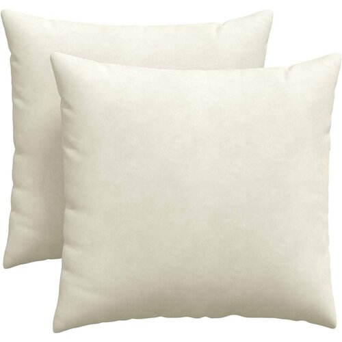  Jastučići za sofu 2 pcs Krema 45 x 45 cm Kordura tekstil Slike