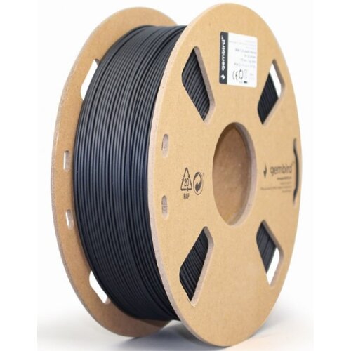 Gembird 3DP-PLA-01-MTBK mat pla filament za 3D stampac 1.75mm, kotur 1KG, black Slike