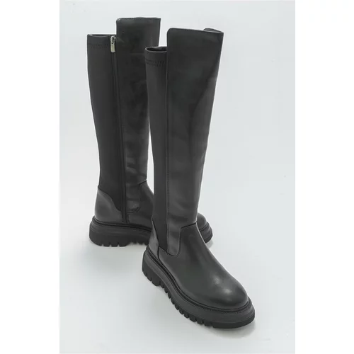 LuviShoes Shadow Black Women's Boots